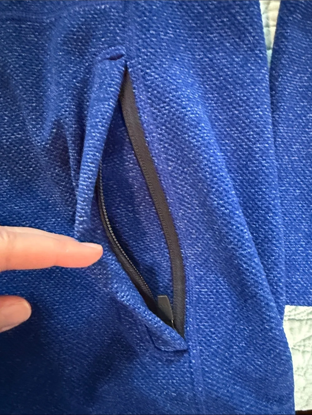 Duluth Trading Co Blue Fleece Performance Jacket